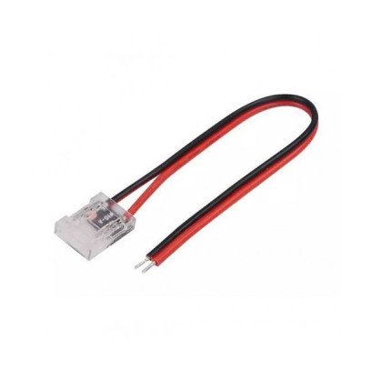Конектор PROLUM™ для LED стрічки 8ММ (провід + зажим), 503038