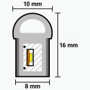 Світлодіодний неон PROLUM™ 8x16, IP68, 12V, Series "SF", Білий, PRO, 120014