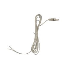 Провод PROLUM™ прозрачный с разъемом папа (2х0.5mm; 2М)