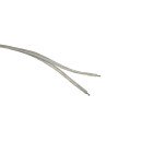 Провод PROLUM™ прозрачный с разъемом папа (2х0.5mm; 2М), 501093