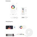 Контроллер PROLUM RGB+W; Wi-Fi; TUYA; TOUCH; 18A; Series: HomeLink, 404013 Контроллер PROLUM RGB+W; Wi-Fi; TUYA; TOUCH; 18A; Series: HomeLink, 404013