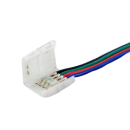 Коннектор PROLUM™ для LED ленты 10 мм, RGB + 2 зажима, 503008