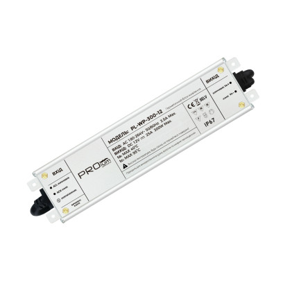Блок питания PROLUM™ 12V, 300W, 25А, Series 