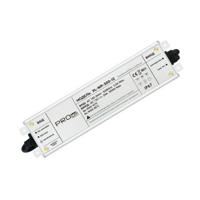 Блок питания PROLUM™ 12V, 300W, 25А, Series 