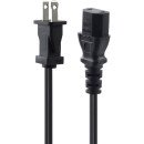 Кабель живлення PROLUM™ під USA розетку (3 контакти), 1М, 503037