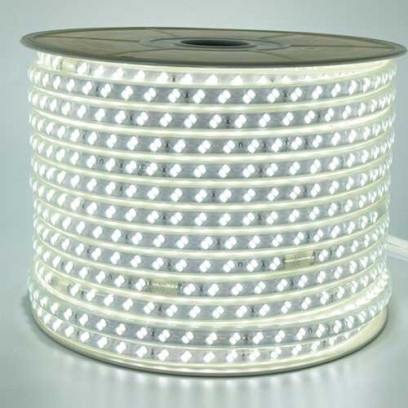 Світлодіодна LED стрічка PROLUM™ 220V; 5730\120; IP68; Series "S", Білий (5500-6000К), 361004