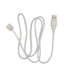 Кабель USB 2.0 Белый - Коннектор для ленты 10мм (1М)