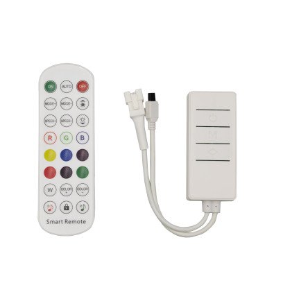 Контроллер PROLUM SPI; RGB; Bluetooth; TUYA; 24 кнопки; 4PIN; Series: HomeLink, 404021