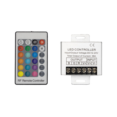 Контроллер RGB PROLUM радио 24K (36A), 402053