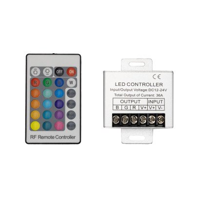 Контроллер RGB PROLUM радио 24K (36A), 402053
