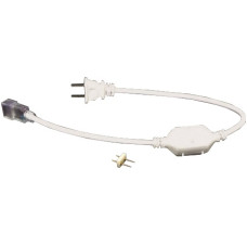  Кабель питания LEBRON L-CLIP для ленты NEON light AC220V, 8x16мм