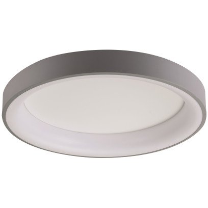 LED світильник VELMAX V-СL-VERONA-R, max 50W, 3000K-6500K, 3000Lm, пульт ДК, сірий, 23-46-01