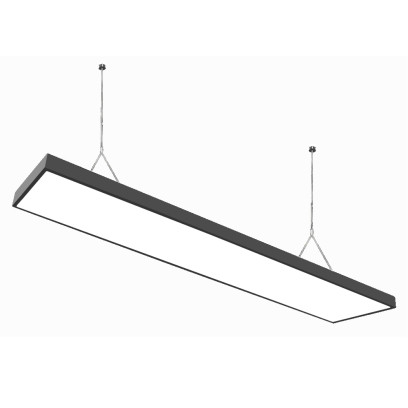 LED світильник VELMAX V-LОL, 54W, 6200K, 4320Lm, підвісний, чорний, 25-12-84