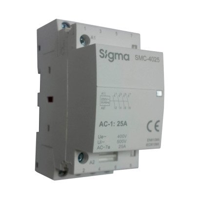 Контактор модульний SIGMA 63А, 4Р, 4NO, 230V (SMC-4063-4NO), 55-65-03