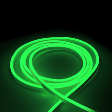  Светодиодная лента NEON LEBRON L-NS, 8x16мм, SMD 2835, 120LED 7W/m, AC220V, зеленый, IP65, (1м)