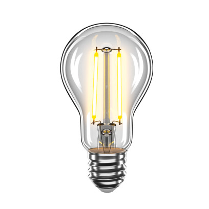 LED лампа VELMAX V-Filament-A60, 2W, E27, 2500K, 200Lm, 21-40-05