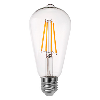 LED лампа VELMAX V-Filament-ST64, 8W, E27, 4100K, 800Lm, 21-43-32