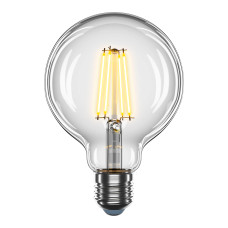 LED лампа VELMAX V-Filament-G95, 8W, E27, 4100K, 800Lm