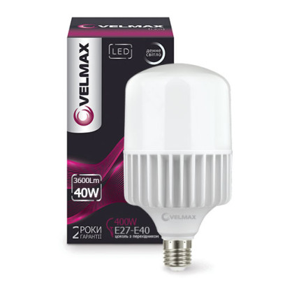 LED лампа VELMAX V-A145, 100W, E40, 6500K, 9000Lm., 21-90-39