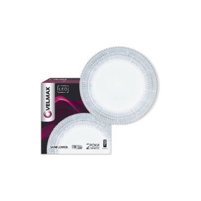 LED світильник VELMAX V-CL-SUNFLOWER, 70W, smart, 3000K-6500K, 4900Lm, пульт ДК, 23-41-14