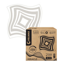 LED світильник VELMAX V-CL-MIRACLE, 100W, smart, 3000K-6500K, 7500Lm, пульт ДК