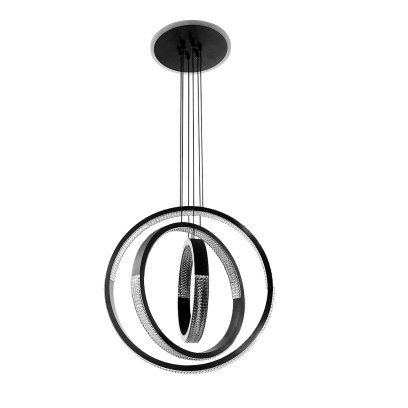 LED светильник VELMAX V-PL-ELEGANCE-R, 2*45W, 3000K-6500K, 5400Lm, пульт ДУ, 23-46-70