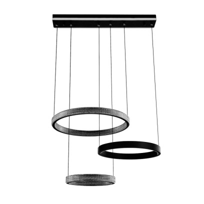 LED світильник VELMAX V-PL-ELEGANCE-R, 2*55W, 3000K-6500K, 6600Lm, пульт ДК, 23-46-71