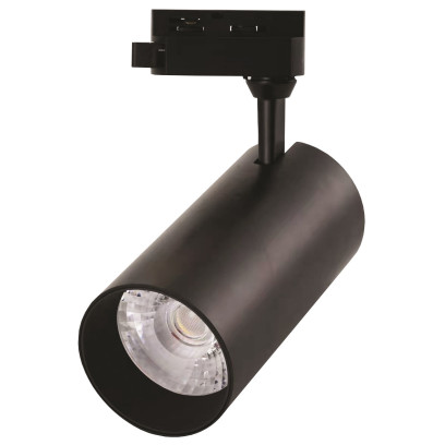 Трековый LED светильник VELMAX V-TRL-Т, 15W, 1200Lm, 4100K, 220V, черный, 25-31-04