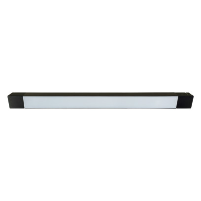 Трековий лінійний LED світильник VELMAX V-TRL-LM, матовий, 30W, 2400Lm, 4100K, 220V, чорний, 25-31-48