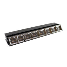 Трековий лінійний поворотній LED світильник VELMAX V-TRL-LA, 20W, 1600Lm, 4100K, 220V, чорний