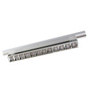 Трековий лінійний поворотній LED світильник VELMAX V-TRL-LA, 30W, 2400Lm, 4100K, 220V, білий, 25-31-75
