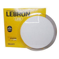 LED світильник LEBRON L-CL-GALAXY, max 45W, 3000K, 4100K, 6500K, 3200Lm, O455*75mm