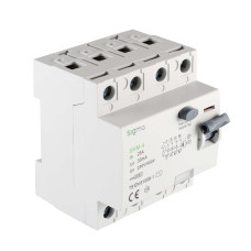 Диференційне реле (ПЗВ) SIGMA 6кА, 4Р, 30мА, 25А "АС" (SHM4025030)