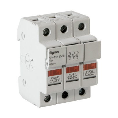 Держатель предохранителя плавкого SIGMA 3Р, 32А (SFH332), 55-73-52