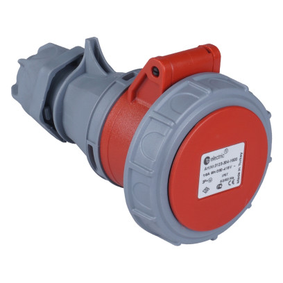 Розетка силовая 32А/4 (3Р+РЭ) IP67, TP electric (3127-304-1600), 62-67-81