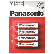 Батарейка R 6 RED ZINC, PANASONIC (R6REL/4BP)