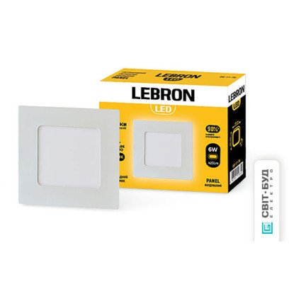 LED светильник LEBRON L-PS-641, 6W, встроенный, 4100K, с блоком питания., 12-10-34