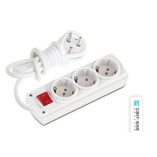 Подовжувач з/з, 3 гнізда, 5м, з вимикачем, 16А, Olimpia, Mutlusan  (001 171 320002 05 00)