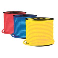  Светодиодная лента NEON LEBRON L-NS, 300°, 14мм, SMD 2835, 120LED 6W/m, AC220V, желтый лимонный, И