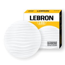 LED світильник LEBRON L-CL-WAVE, 18W, 4100K, 1260Lm, O260mm