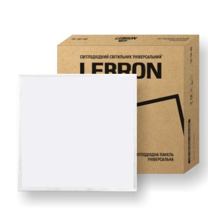 LED світильник LEBRON L-LPU, 50W, універсальний, 595*595mm, 4100К, 4000Lm, 16-50-50
