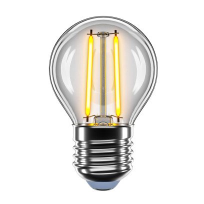 LED лампа VELMAX V-Filament-G45, 2W, E27, 2700K, 200Lm, 21-41-30