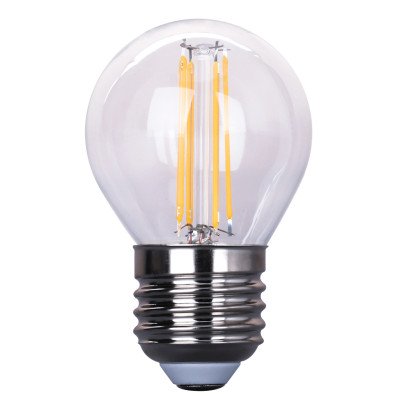 LED лампа VELMAX V-Filament-G45, 6W, E27, 4100K, 600Lm, 21-41-52