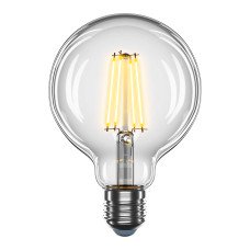 LED лампа VELMAX V-Filament-G95, 8W, E27, 4100K, 800Lm