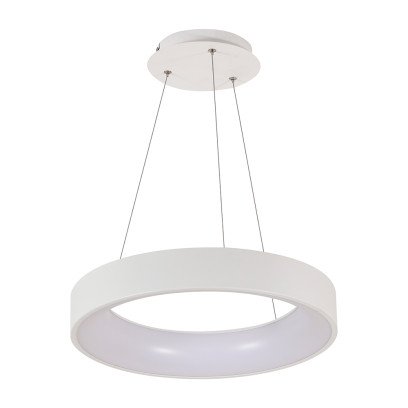 LED світильник VELMAX V-СL-VERONA-R, max 80W, 3000K-6500K, 5200Lm, пульт ДК, білий, 23-46-20