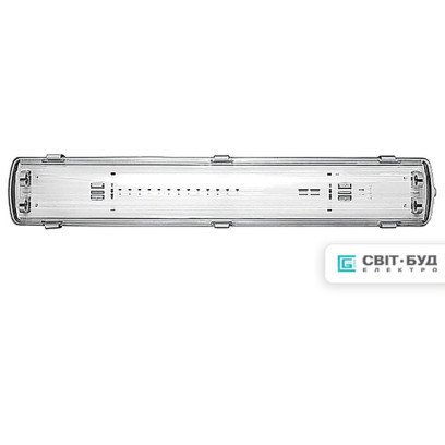Світильник для LED ламп Т8 LEBRON L-1*1200мм, G13, ІР65, 38-00-63