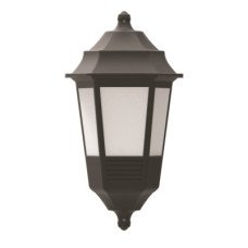 Світильник парковий FLORA, настінний, 40W, E27, IP44, ударост. PC/PP, чорний, (016 038 412111).