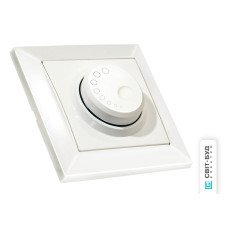  Диммер 1000Вт, 10А, CANDELA, Mutlusan, белый (2125 044 0201)