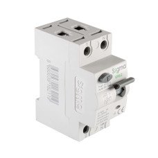 Диференційне реле (ПЗВ) SIGMA 6кА, 2Р, 30мА, 25А "АС" (SHM2025030)