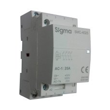  Контактор модульный SIGMA 25А, 4Р, 4NO, 230V (SMC-4025-4NO)